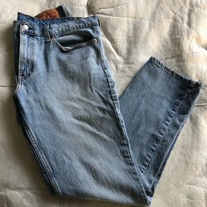 Levi’s ultra light wash denim jeans